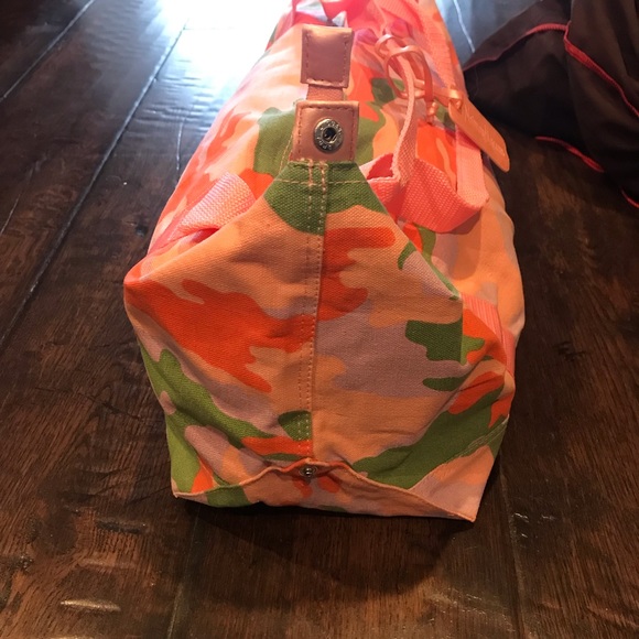 Neiman Marcus large convertible pink camo tote bags - Picture 4 of 5